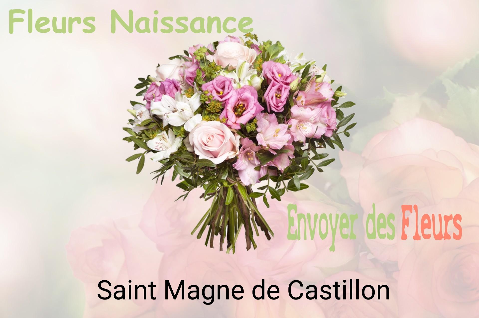 Bouquet de fleurs de naissance livré à Saint-Magne-de-Castillon