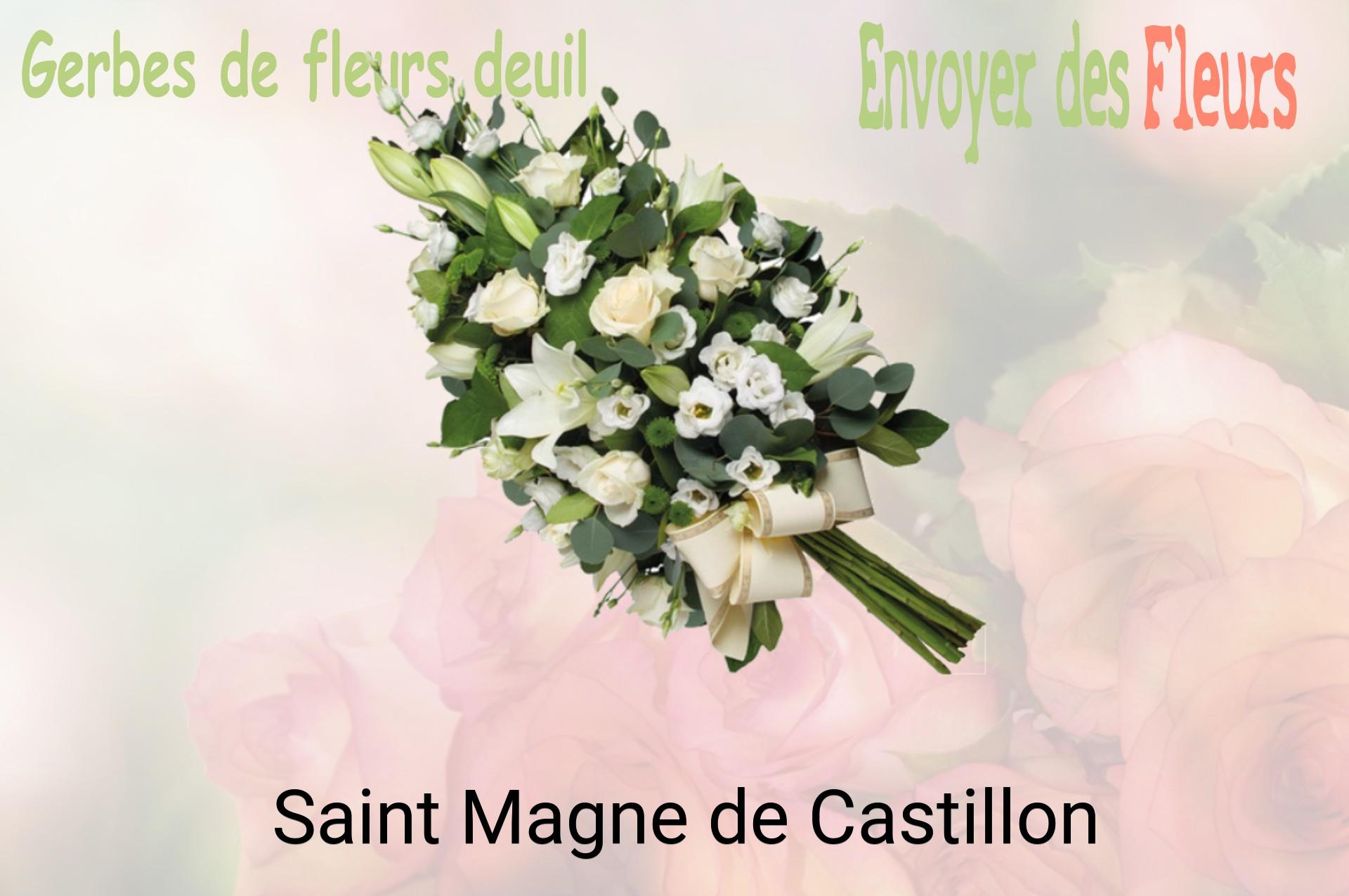 Gerbe de fleurs de deuil livrée à Saint-Magne-de-Castillon